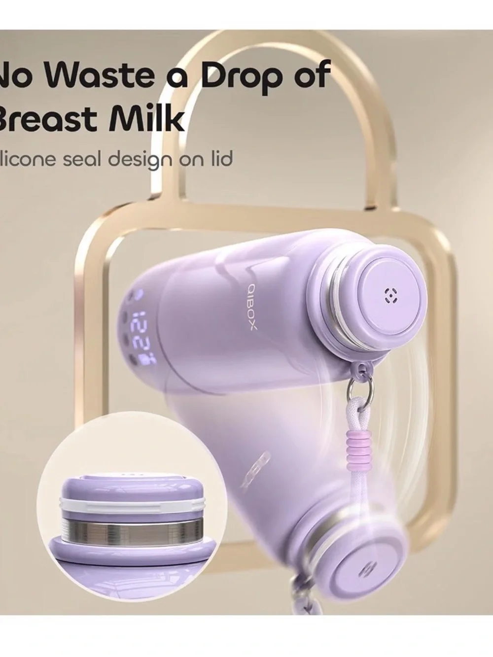NWTOB - QIBOX Portable Bottle Warmer for Travel - Purple